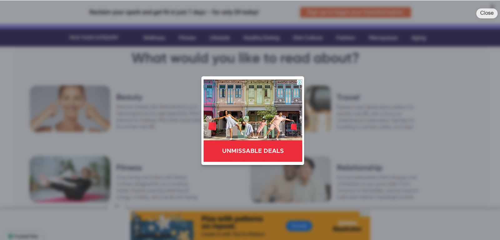 Strange Popups or Unauthorized Ads On site